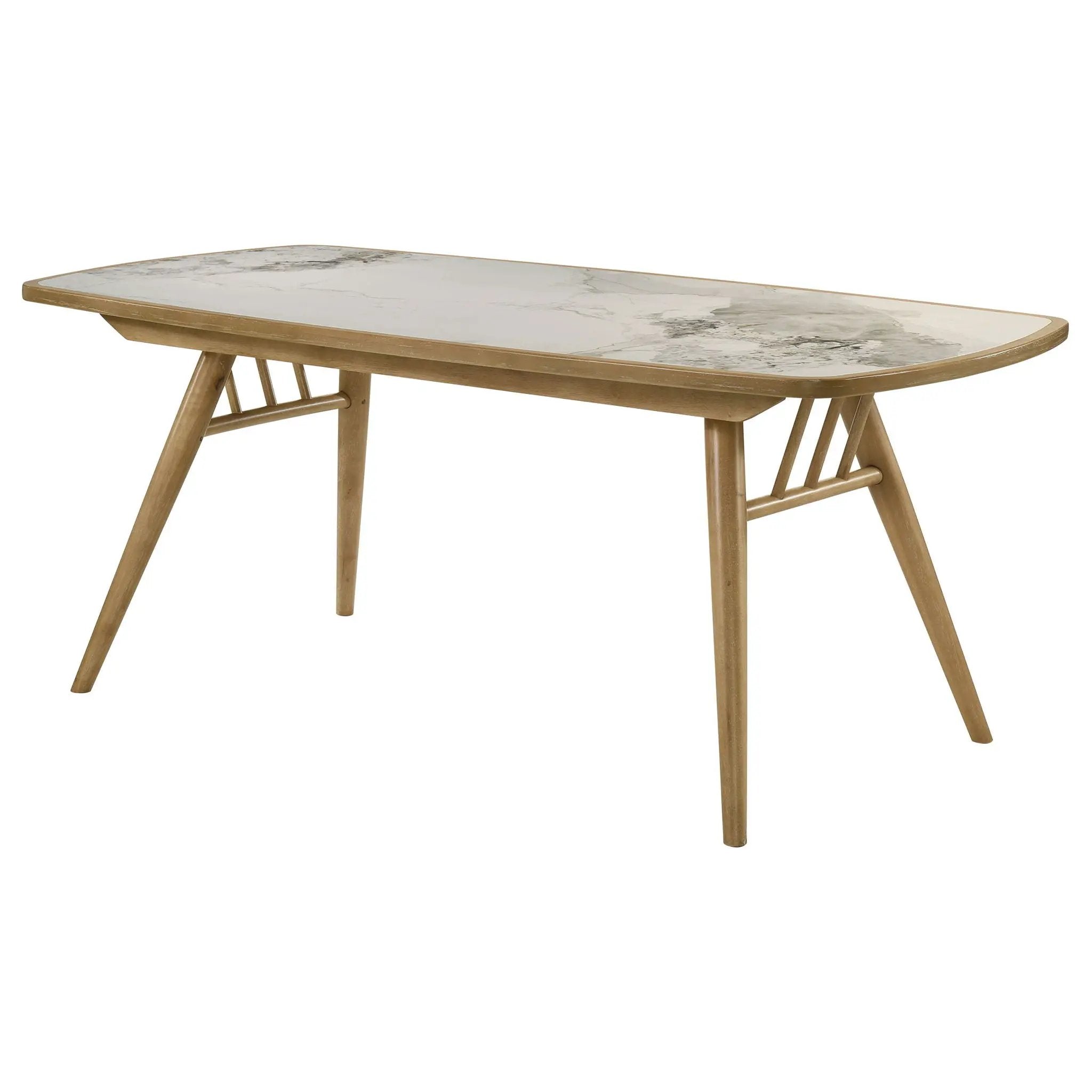 Croyden 73-inch Rectangular Dining Table Weathered Natural by Unique Piece Furniture