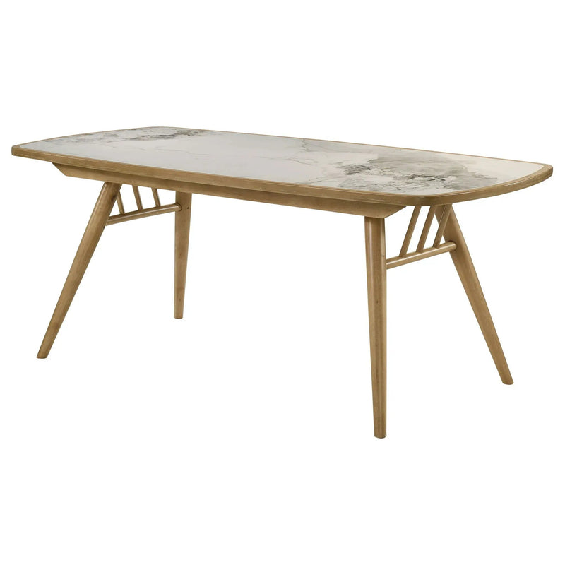Croyden 73-inch Rectangular Dining Table Weathered Natural by Unique Piece Furniture
