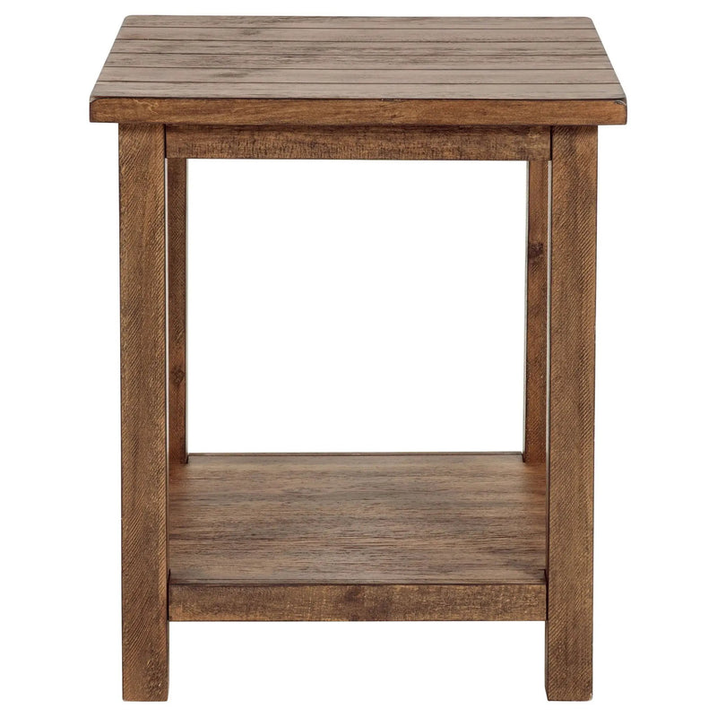 Payne 2-piece Coffee and End Table Set Distressed Brown by Unique Piece Furniture