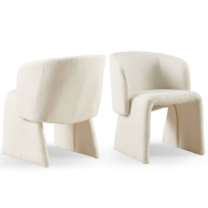 Modern Accent Chair Brown Single Sofa Chair, Upholstered Side Chair Teddy Comfy Chair For Dining Room / Bedroom / Living Room / Reception by Unique Piece Furniture
