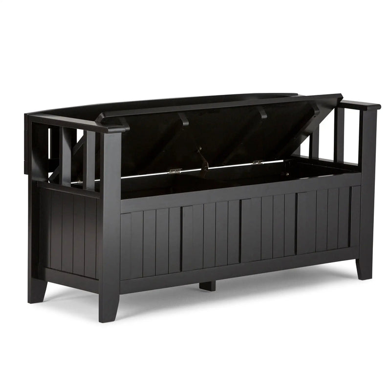 Acadian - Entryway Storage Bench, Handcrafted by Unique Piece Furniture