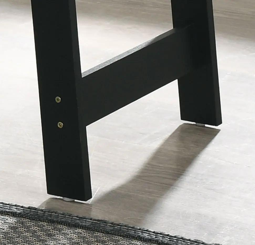 Kenzo - End Table With Faux Marble Top Finish - Black by Unique Piece Furniture