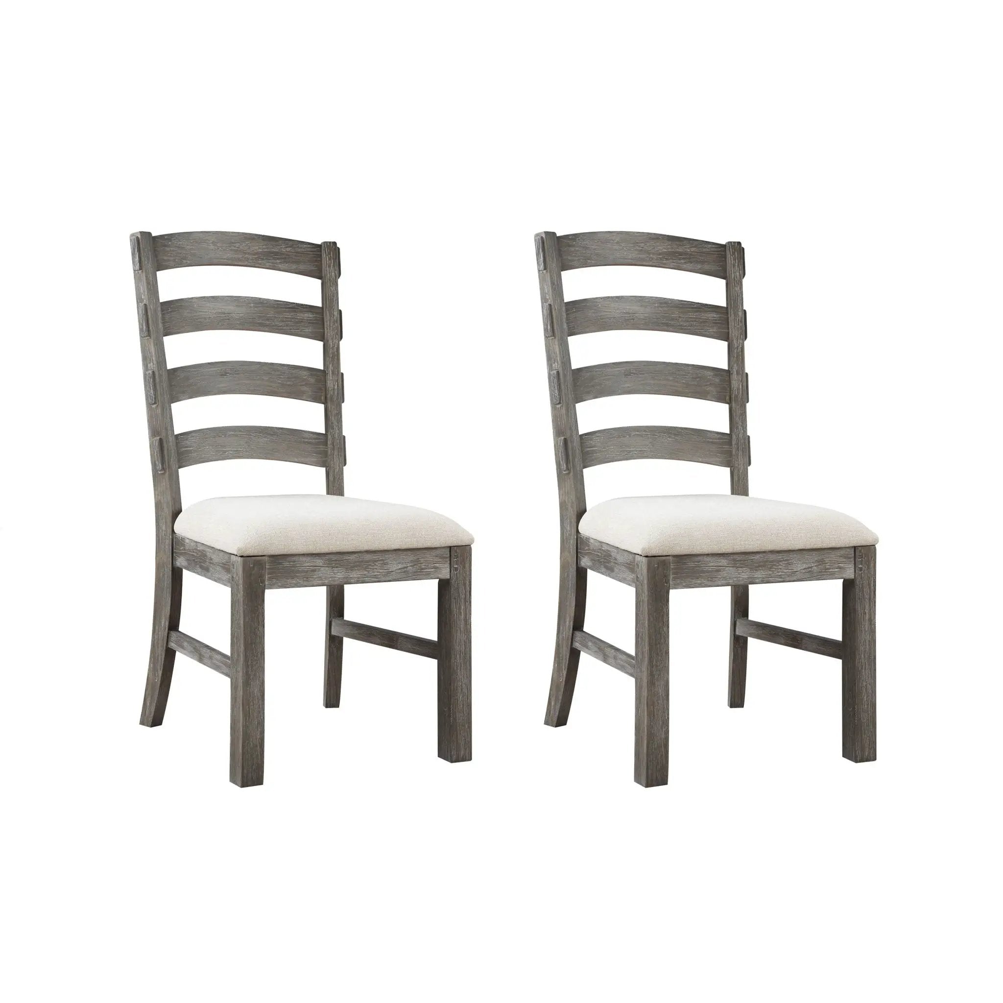Upholstered Dining Chairs (Set of 2) - Brown - Wood by Unique Piece Furniture