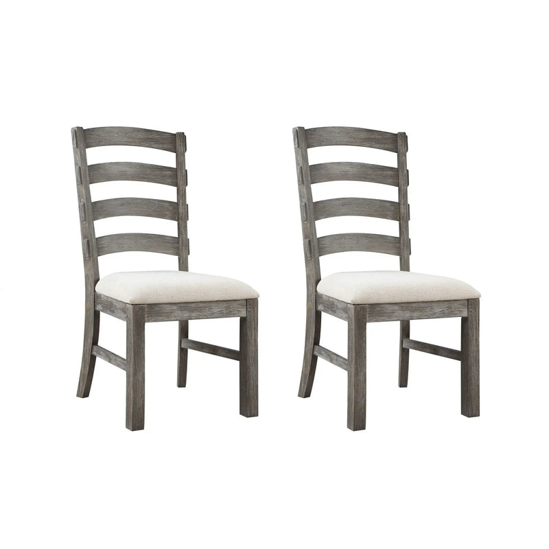 Upholstered Dining Chairs (Set of 2) - Brown - Wood by Unique Piece Furniture