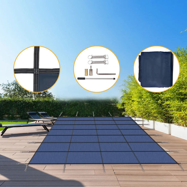 Inground Rectangle Winter Safety Pool Cover