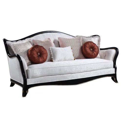 Nurmive - Sofa With 7 Pillows - Beige Fabric by Unique Piece Furniture
