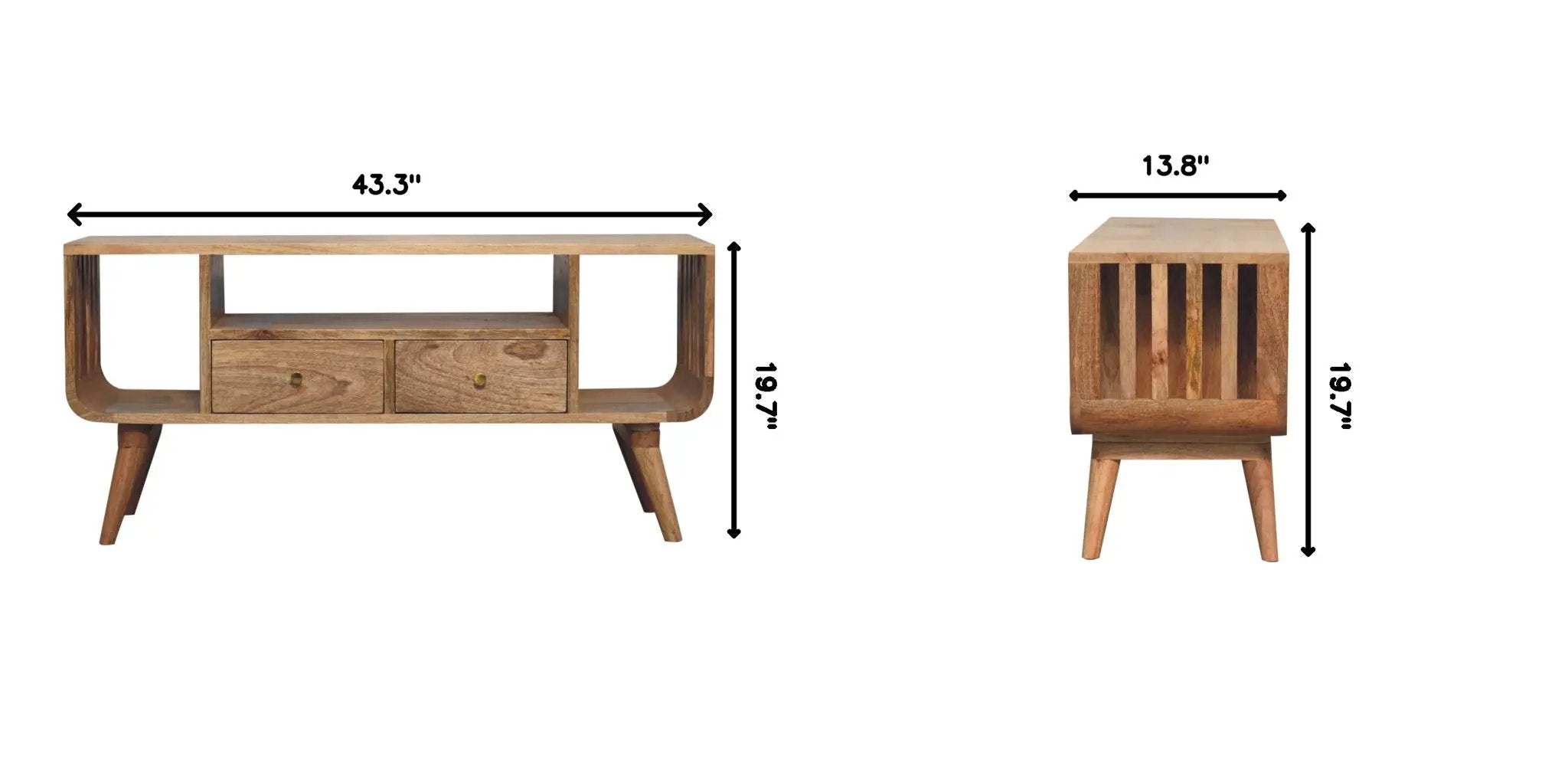 Soba - Multi Media Unit - Brown by HouseOfZazla