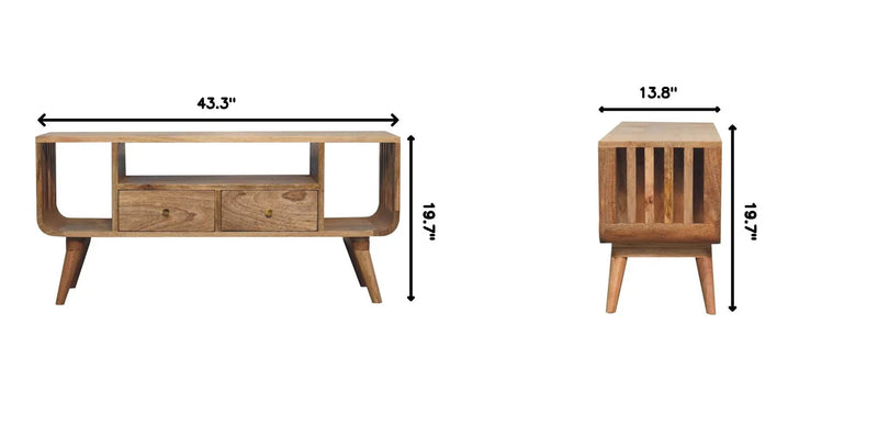 Soba - Multi Media Unit - Brown by HouseOfZazla