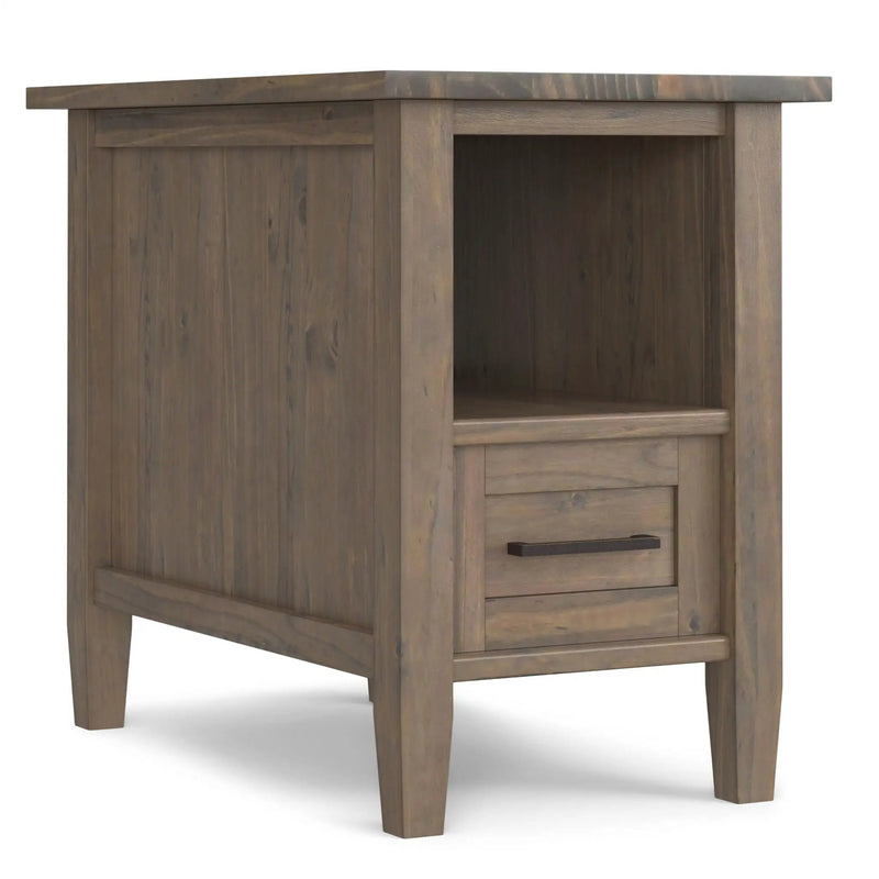 Ela - Narrow End Table - Brown by Unique Piece Furniture
