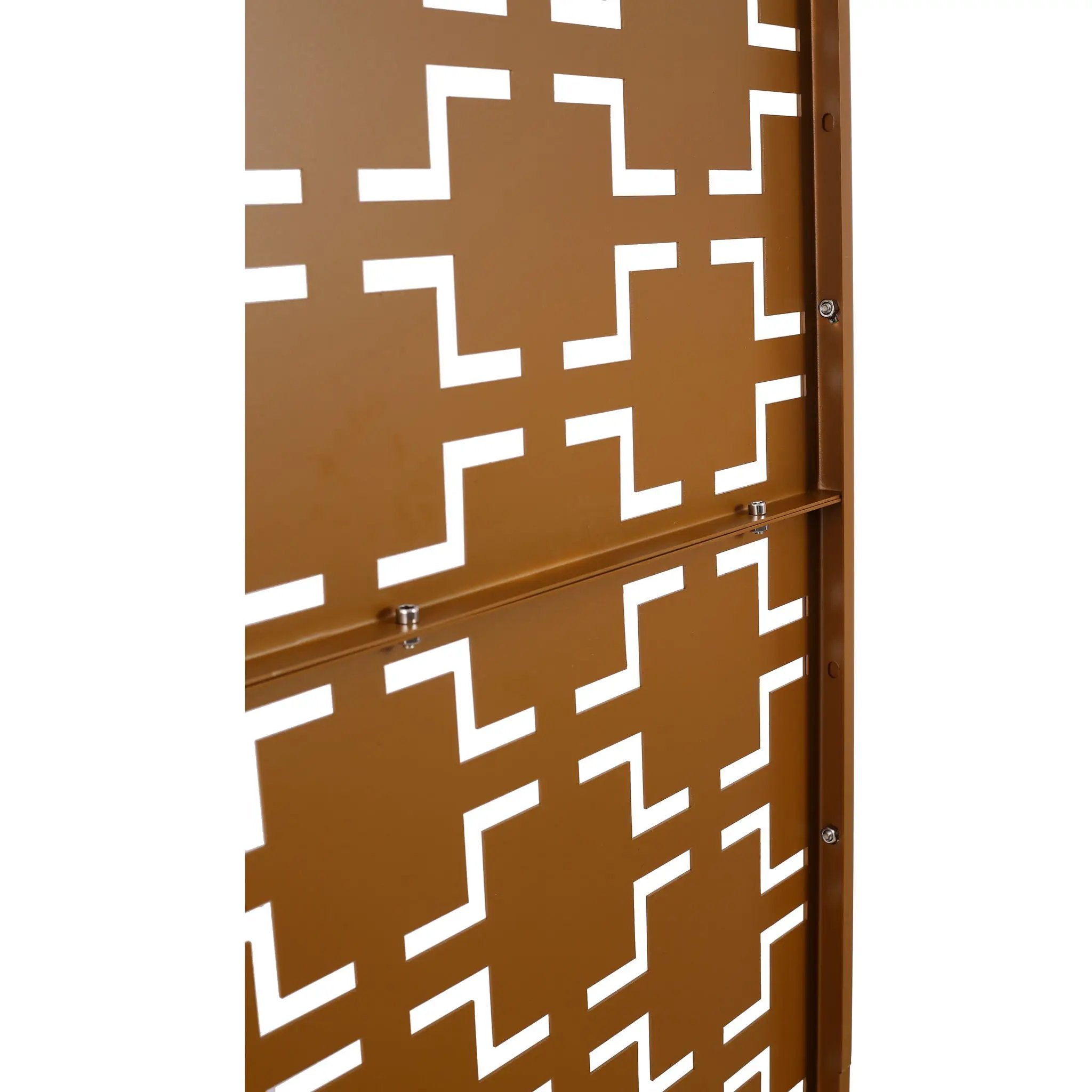 Outdoor & Indoor Metal Privacy Freestanding Decorative Screen by Unique Piece Furniture