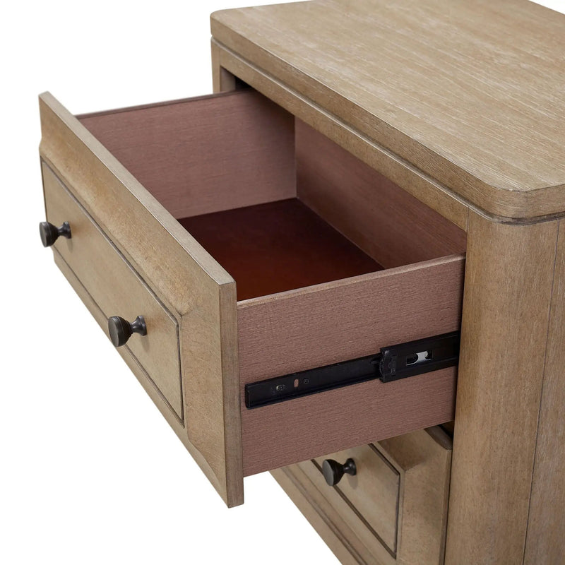 2 Drawer Nightstand - Sand by Unique Piece Furniture