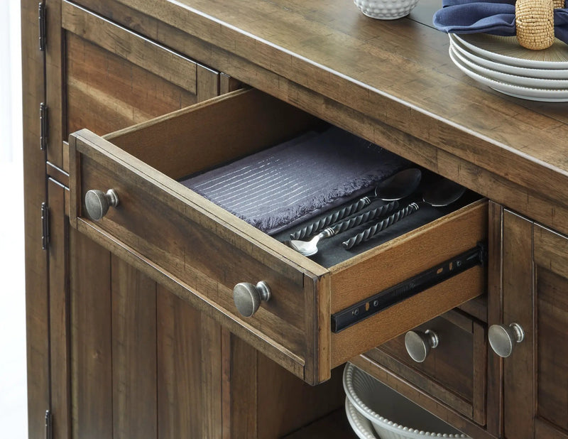 Moriville - Dining Room Server - Grayish Brown by Unique Piece Furniture