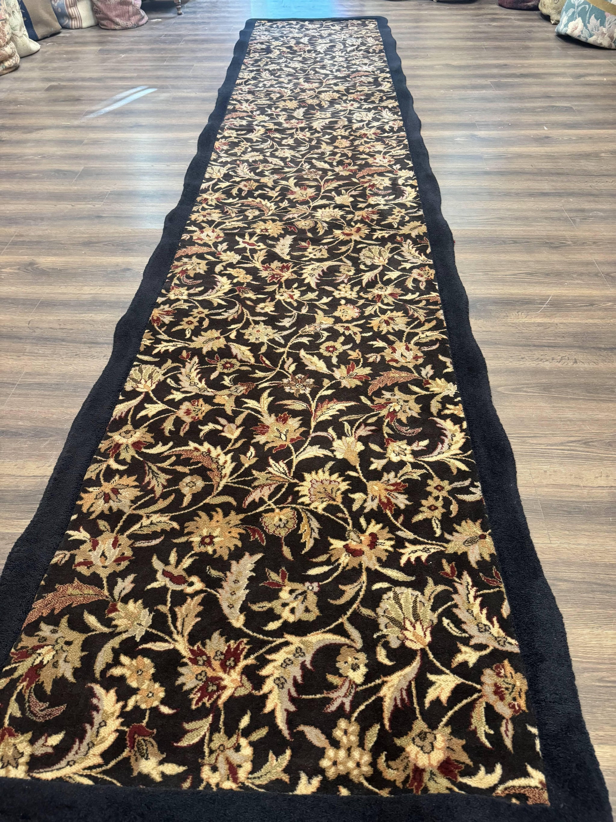 Floral Runner Rug 3.6 x 17 by Jewel Rugs