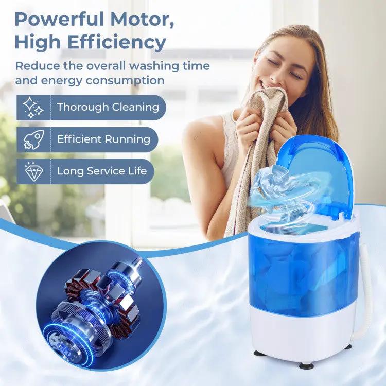 5.5 lbs Space-Saving Semi-Auto Washer by DirectDeals