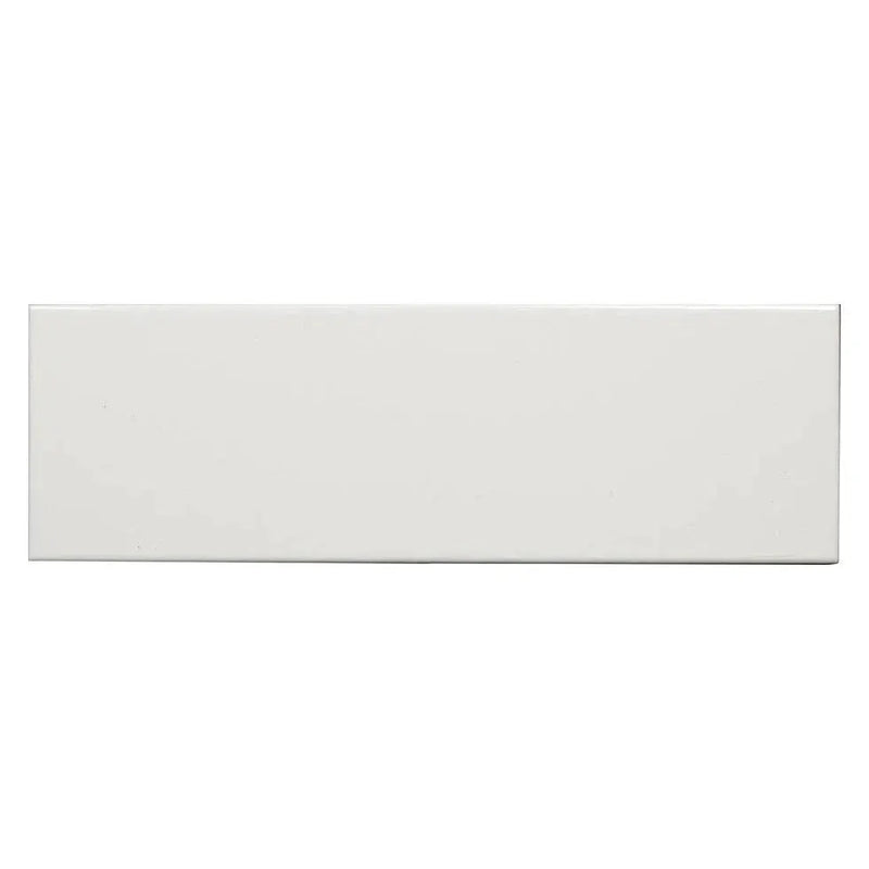 White 4x12 Polished Ceramic Subway Tile (34 pack, 10.4 sq ft/case) by Apollo Tile