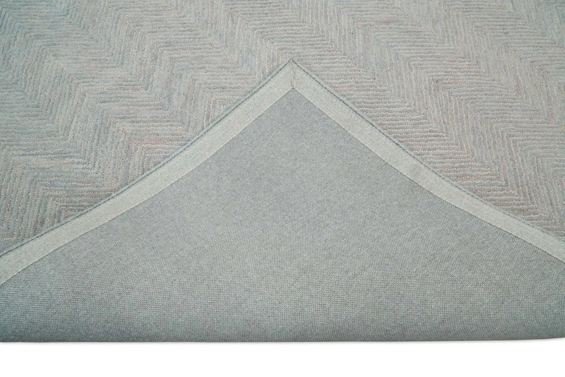 Gray Modern Style Hand Tufted Wool Area Rug by The Rug Decor