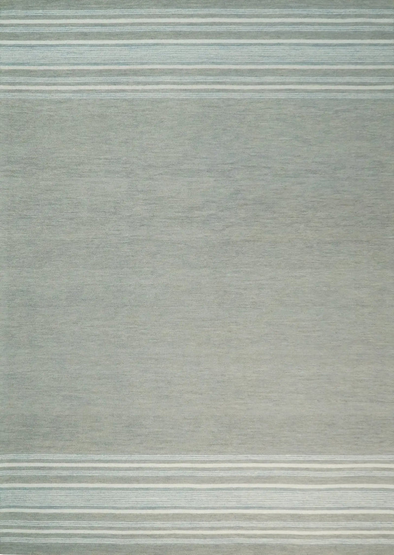 Gray Modern Style Hand Tufted Wool Area Rug by The Rug Decor
