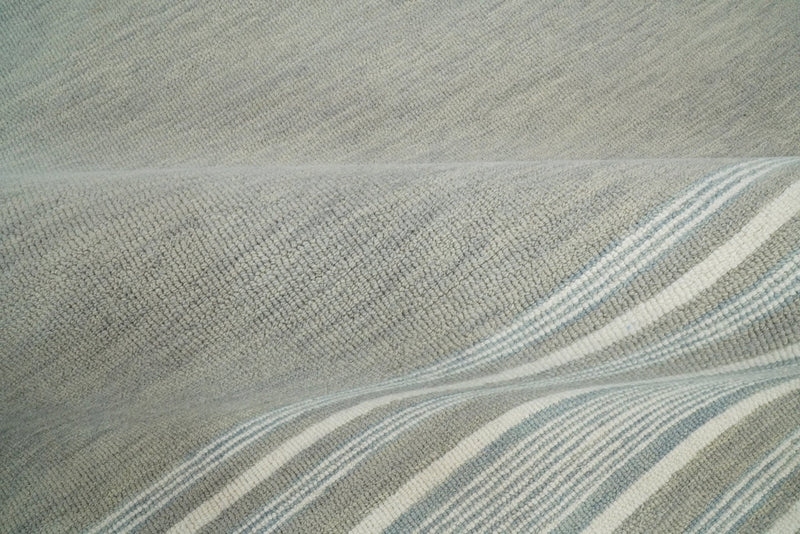 Gray Modern Style Hand Tufted Wool Area Rug by The Rug Decor