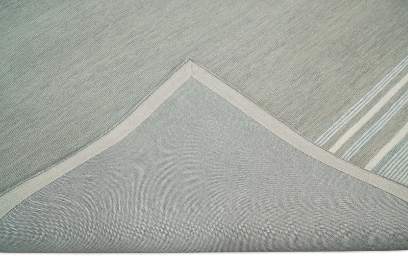 Gray Modern Style Hand Tufted Wool Area Rug by The Rug Decor