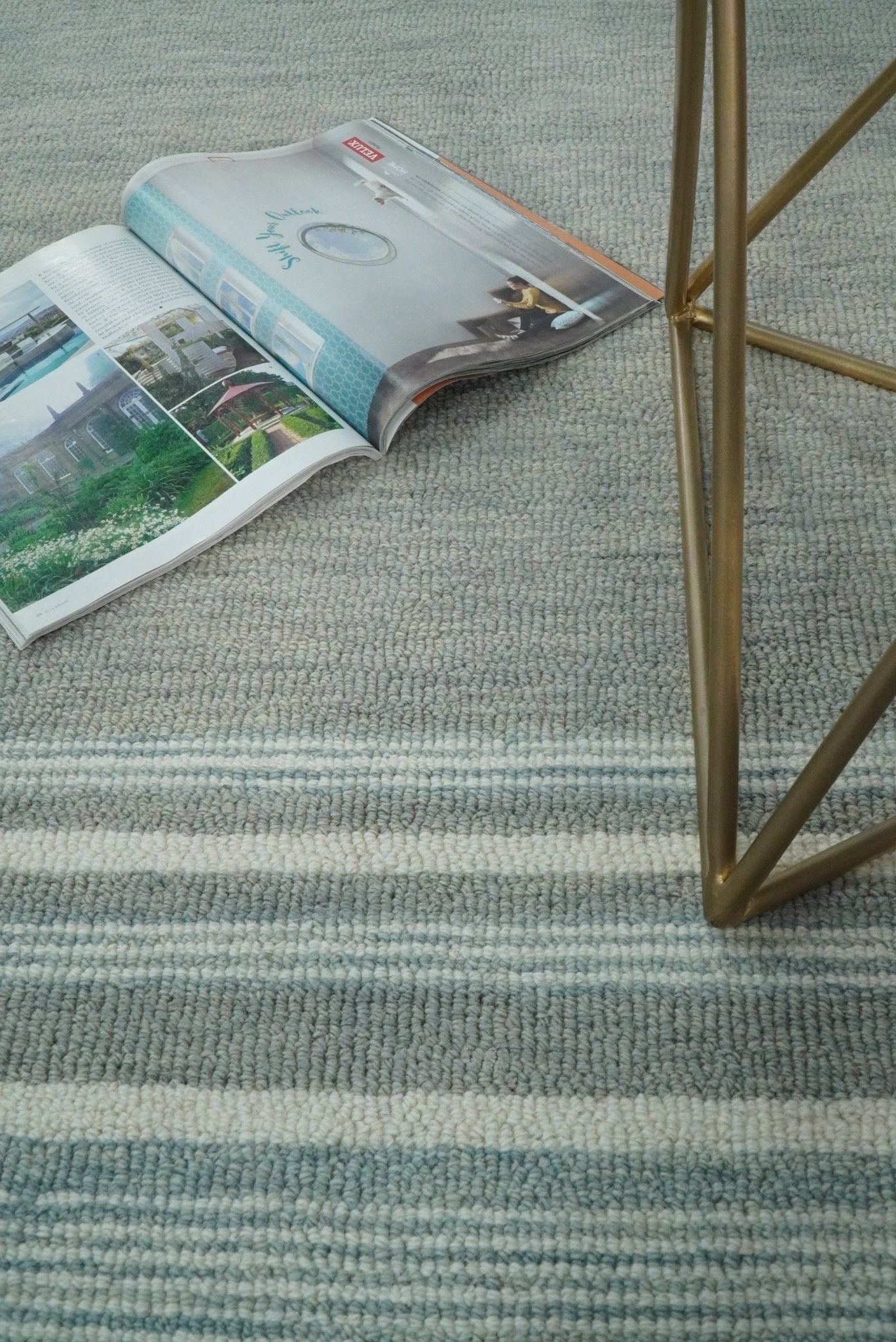 Gray Modern Style Hand Tufted Wool Area Rug by The Rug Decor