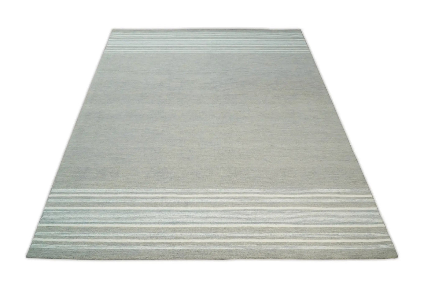 Gray Modern Style Hand Tufted Wool Area Rug by The Rug Decor