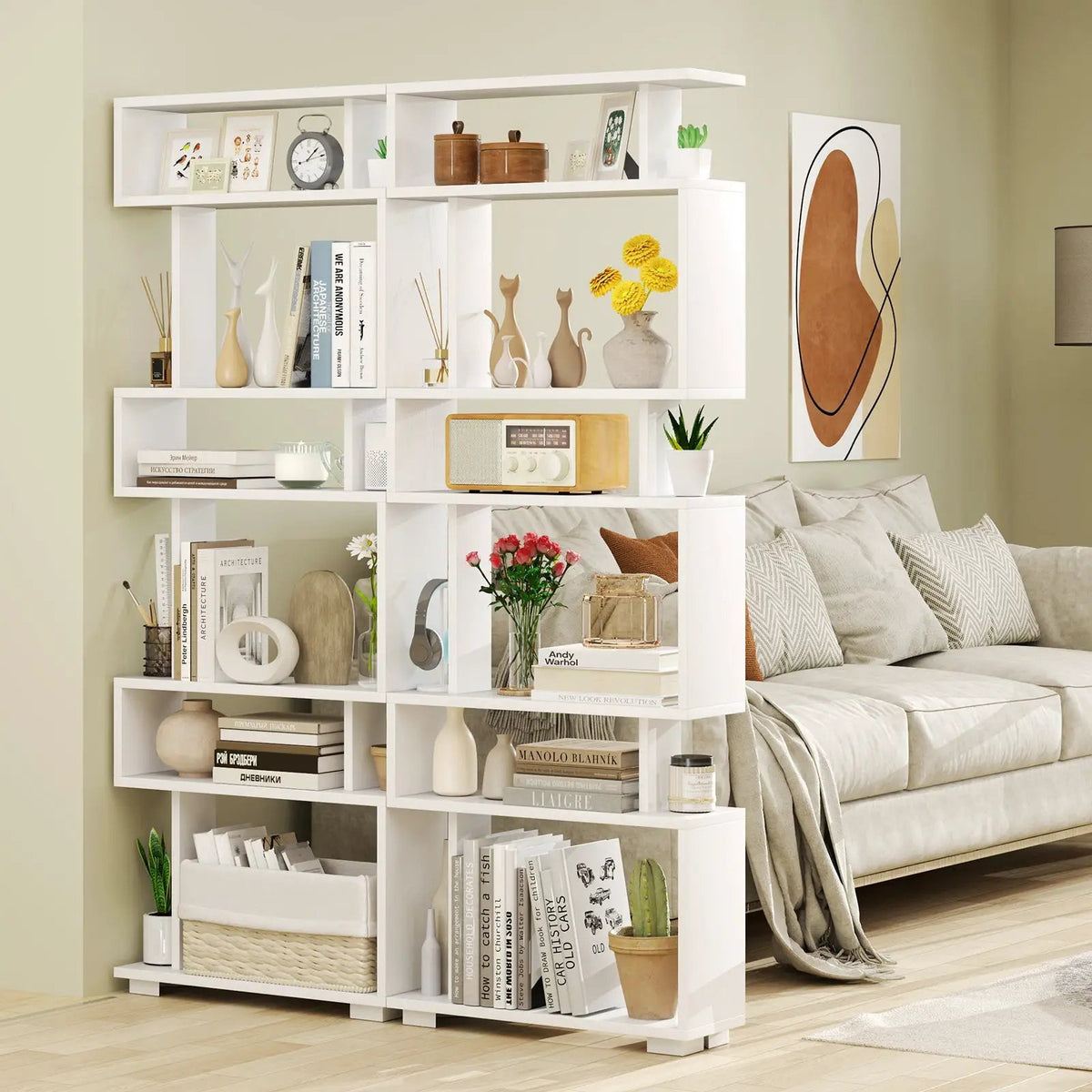 6-Tier Bookcase with Anti-Tipping Kit, photo 2 of 10