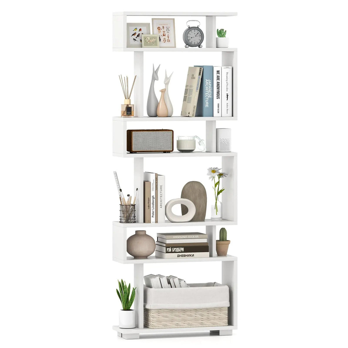 6-Tier Bookcase with Anti-Tipping Kit, photo 4 of 10