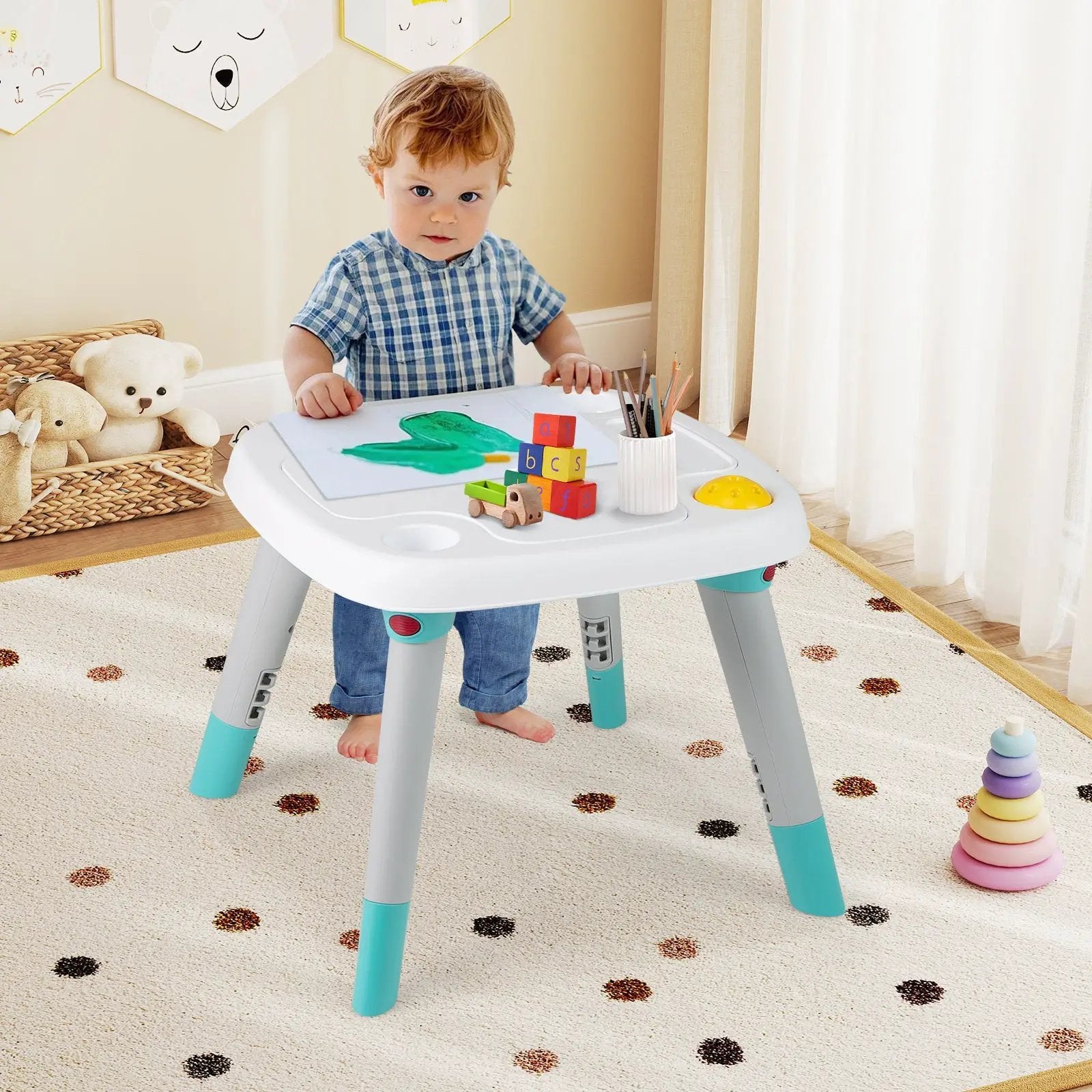 6-in-1 Baby Activity Center Infant Jumper Toddler Table by DirectDeals