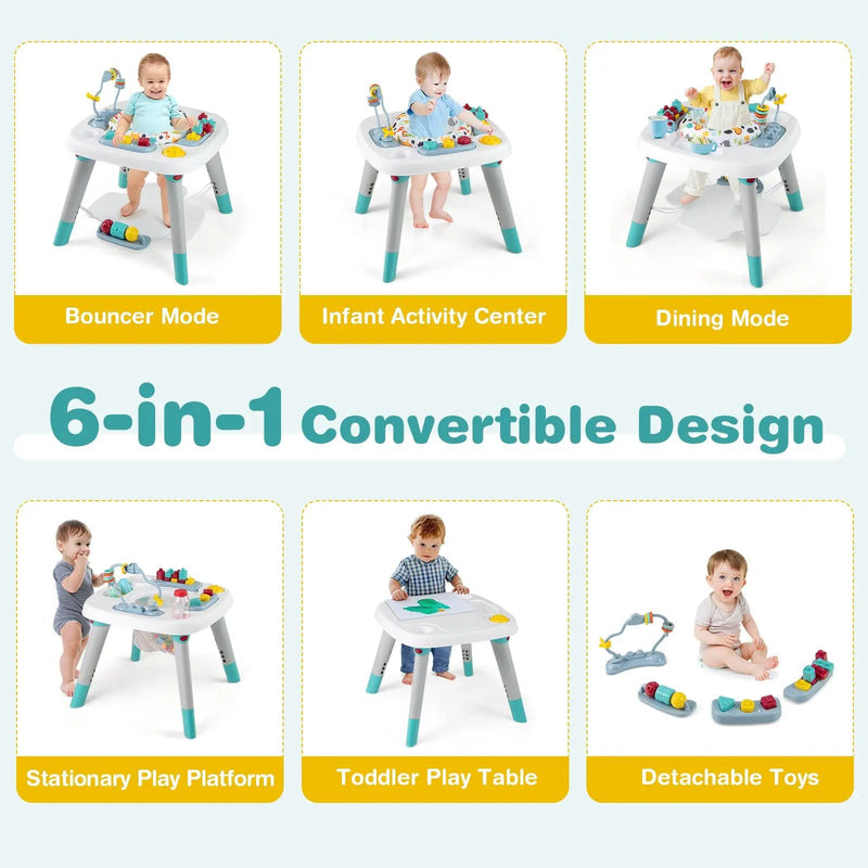 6-in-1 Baby Activity Center Infant Jumper Toddler Table by DirectDeals
