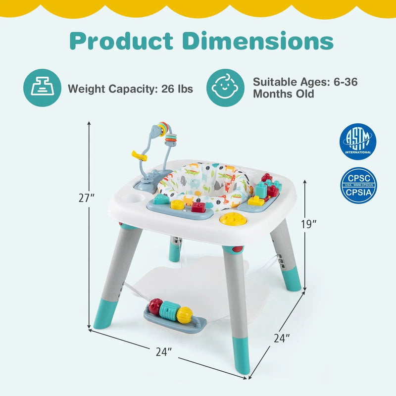 6-in-1 Baby Activity Center Infant Jumper Toddler Table by DirectDeals