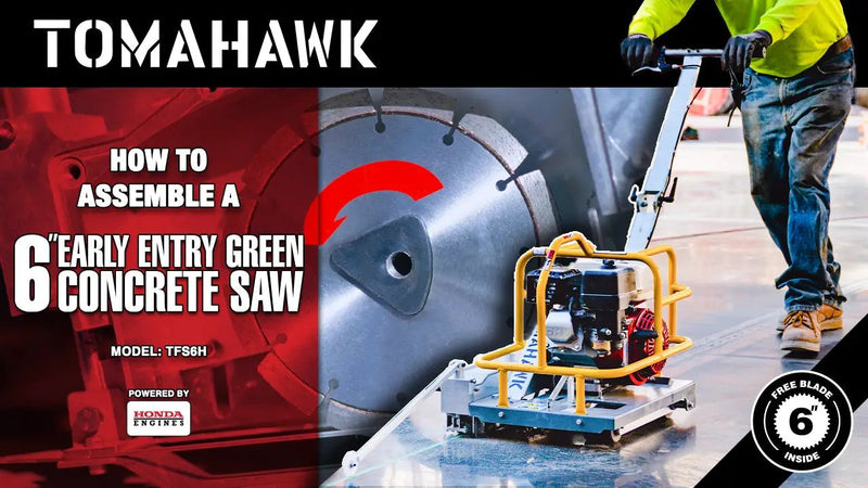6" XP Red Series Diamond Premium Hard Concrete Saw Blade – 3 Pack by Tomahawk Power