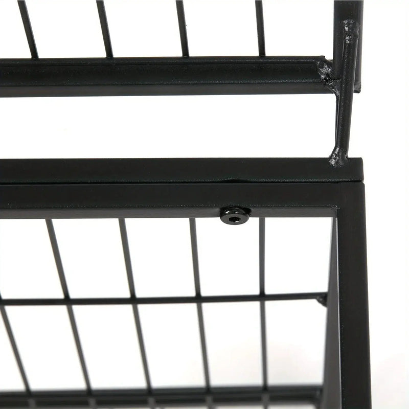 6-Tier Metal Garden Cart Plant Stand Iron Flower Display Rack by House Of Avana