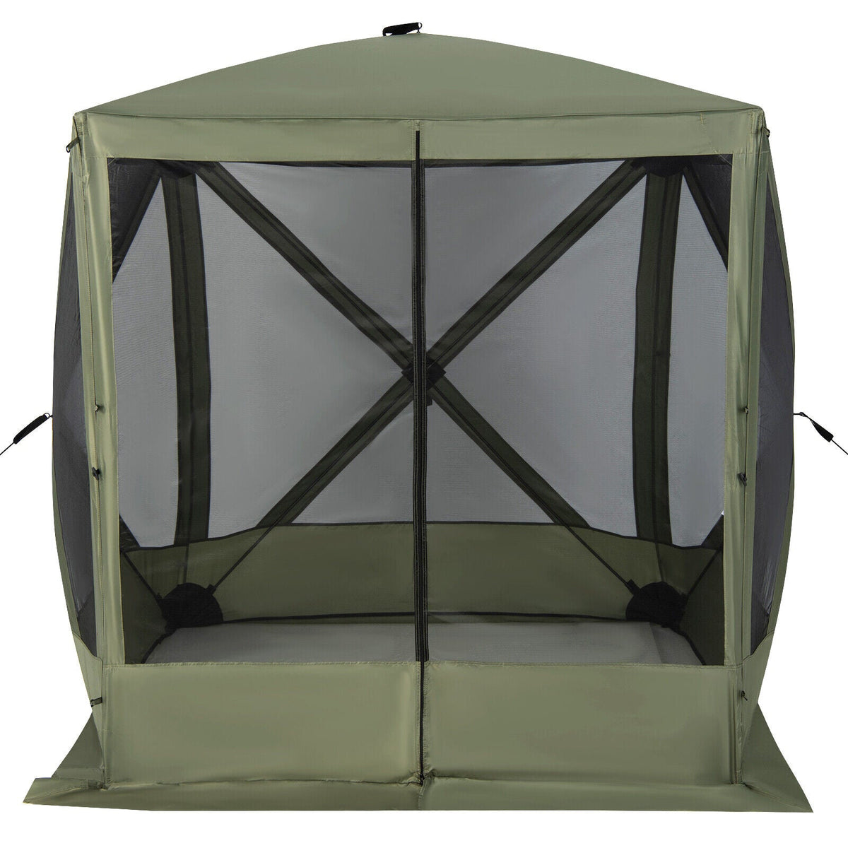 6.7 x 6.7 Feet Pop Up Gazebo with Netting and Carry Bag, photo 9 of 9