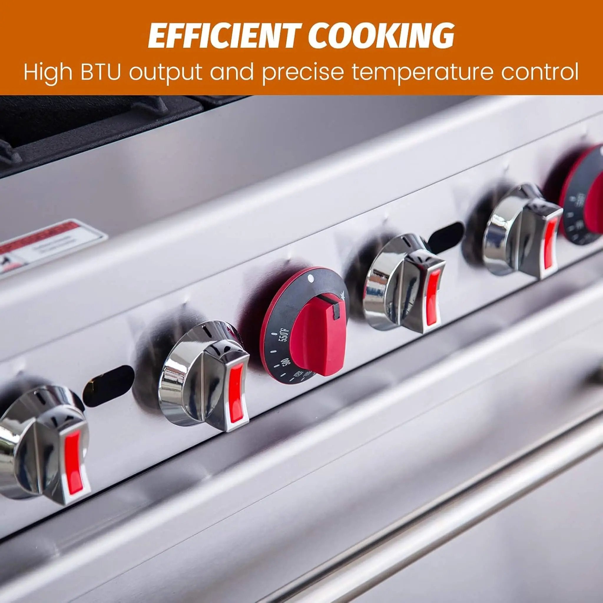 60-Inch Commercial 6-Burner 276K BTU Gas Range With Dual Ovens, Griddle And Salamander (SAK56914) by SAKSBY WHOLESALE
