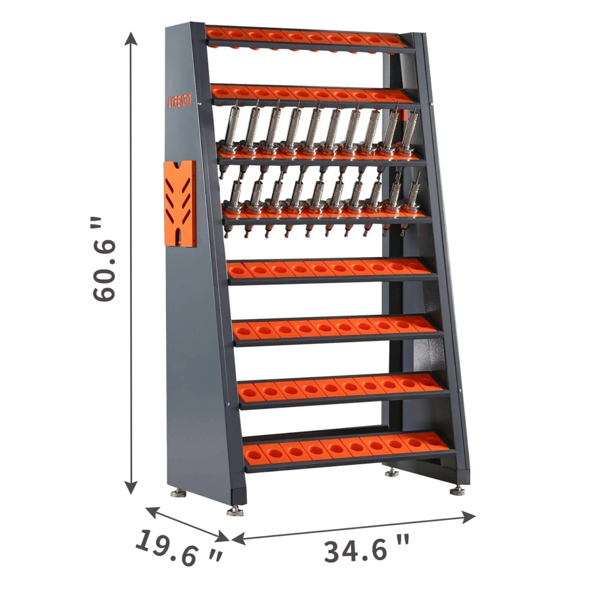 60-Inch Heavy-Duty Multifunction CNC Tool Rack Holder Organizer (SAK80412) by SAKSBY WHOLESALE