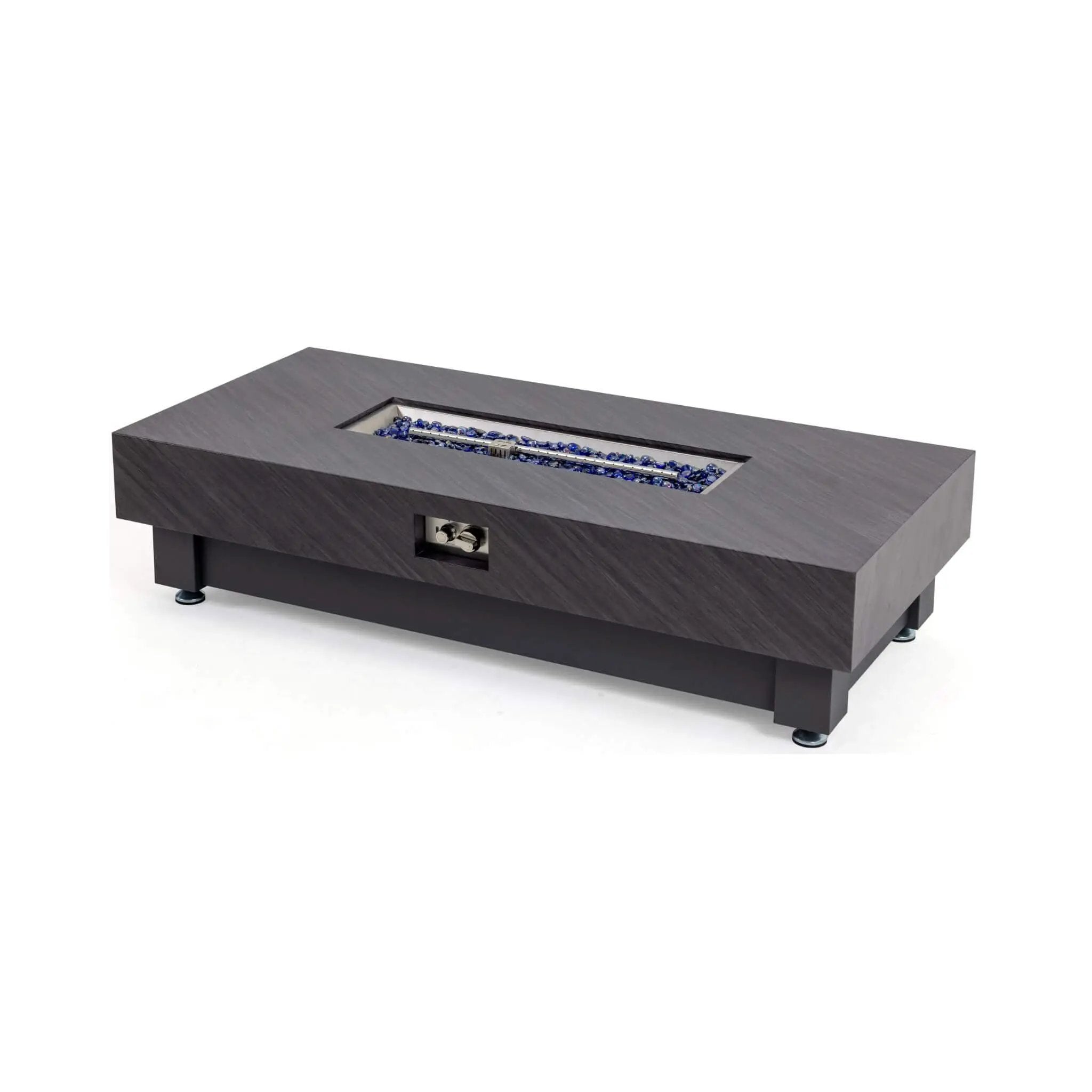 Alora Premium 60-Inch Rectangular Outdoor Modern Propane Fire Pit Table With Rain Cover (SAK91273) by SAKSBY WHOLESALE