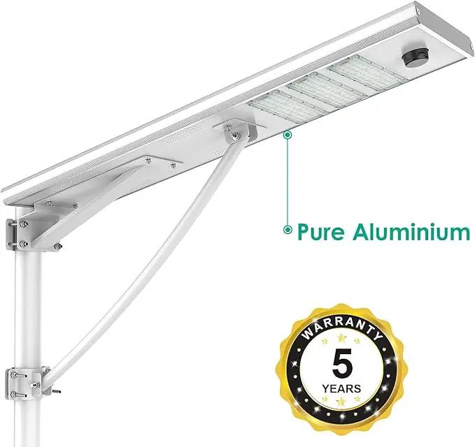 6000W Aluminum Frame LED Integrated Solar Street Light, IP65 Waterproof , Radar Sensor + Light Sensor, Dusk to Dawn Solar by Outdoor Solar Outlet