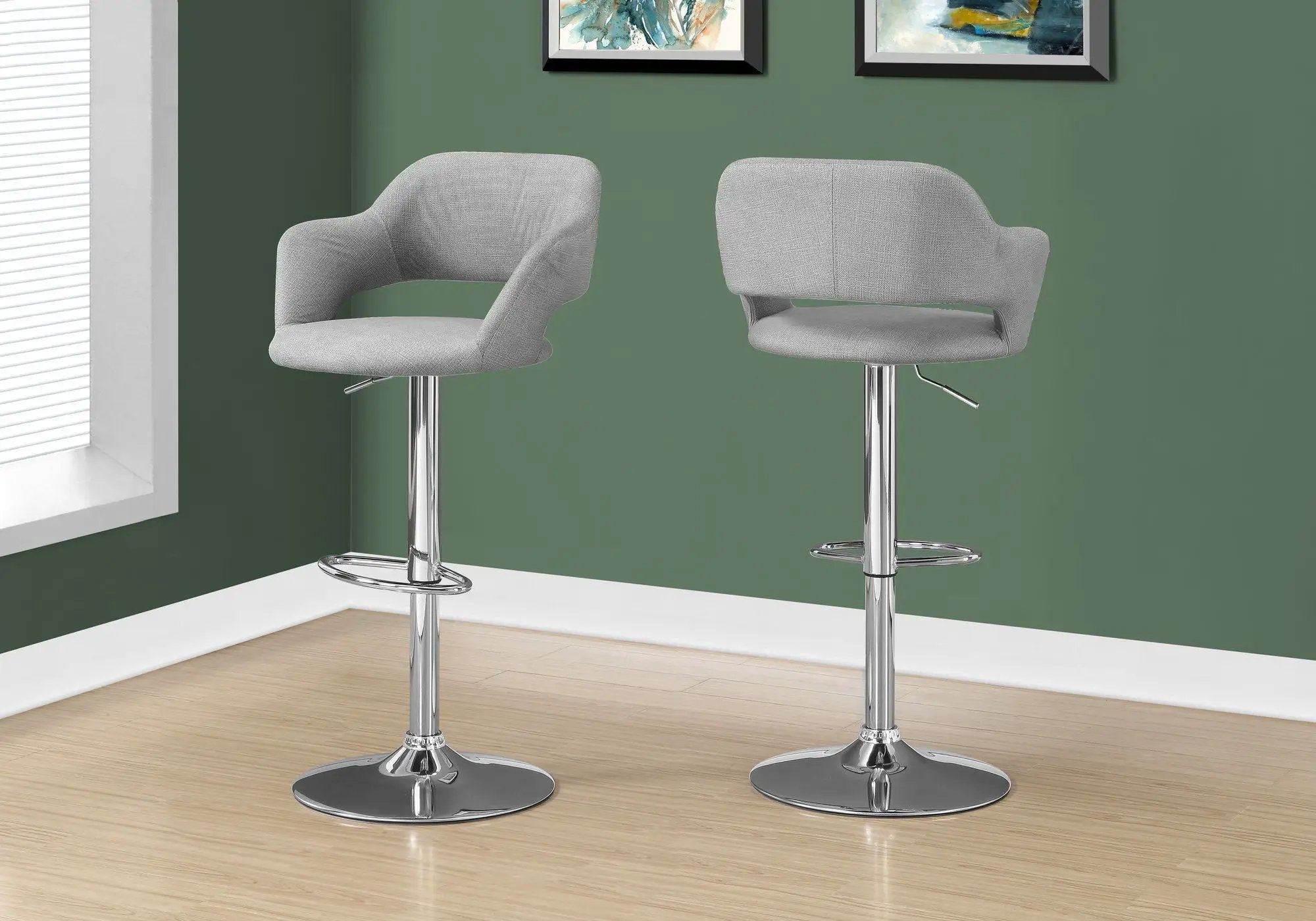 Swivel Stool Bar Height, Adjustable Versatile Seating, Contemporary & Modern by Unique Piece Furniture