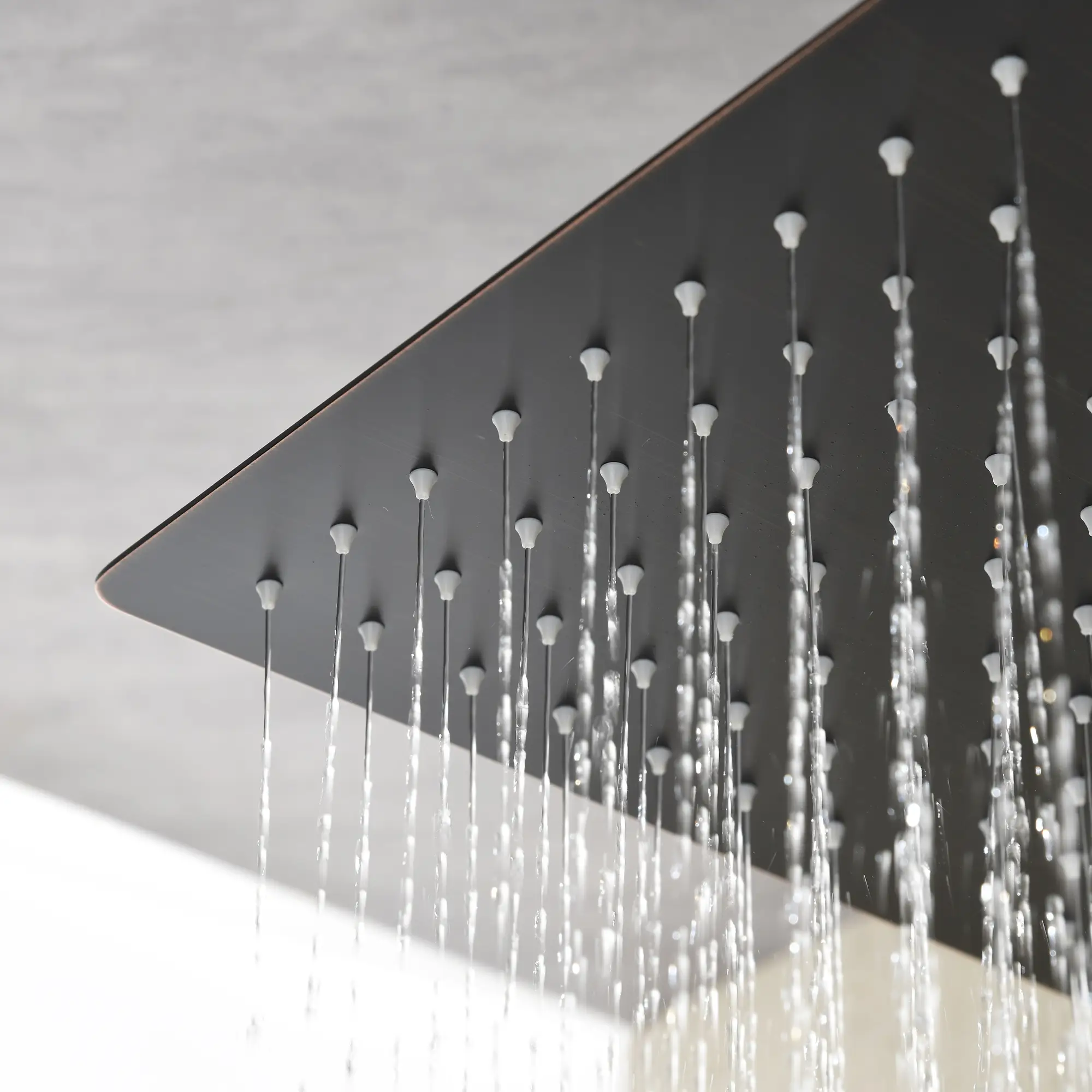 10 Inch Wall Mount Rainfall Square Shower Head, Oil Rubbed Bronze by HouseOfZazla