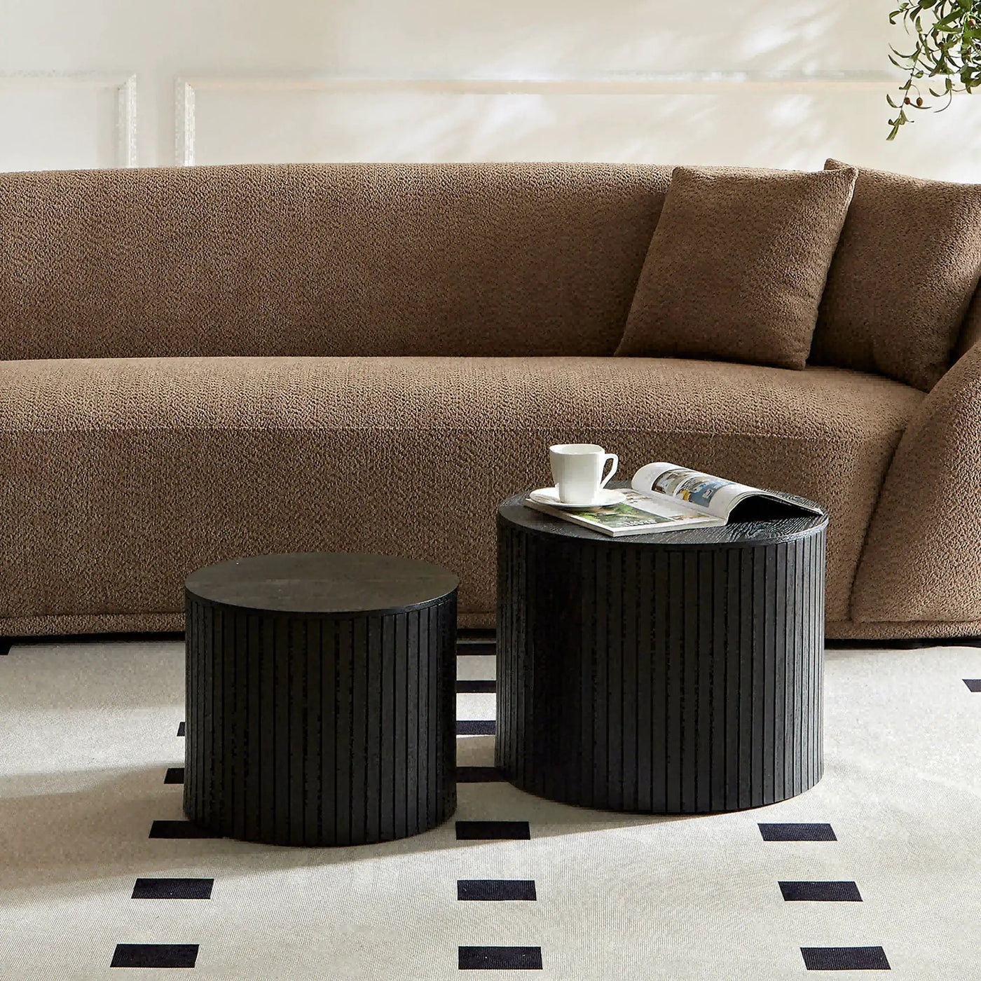 Handcrafted Nested Table Set, 2 Pieces by HouseOfZazla