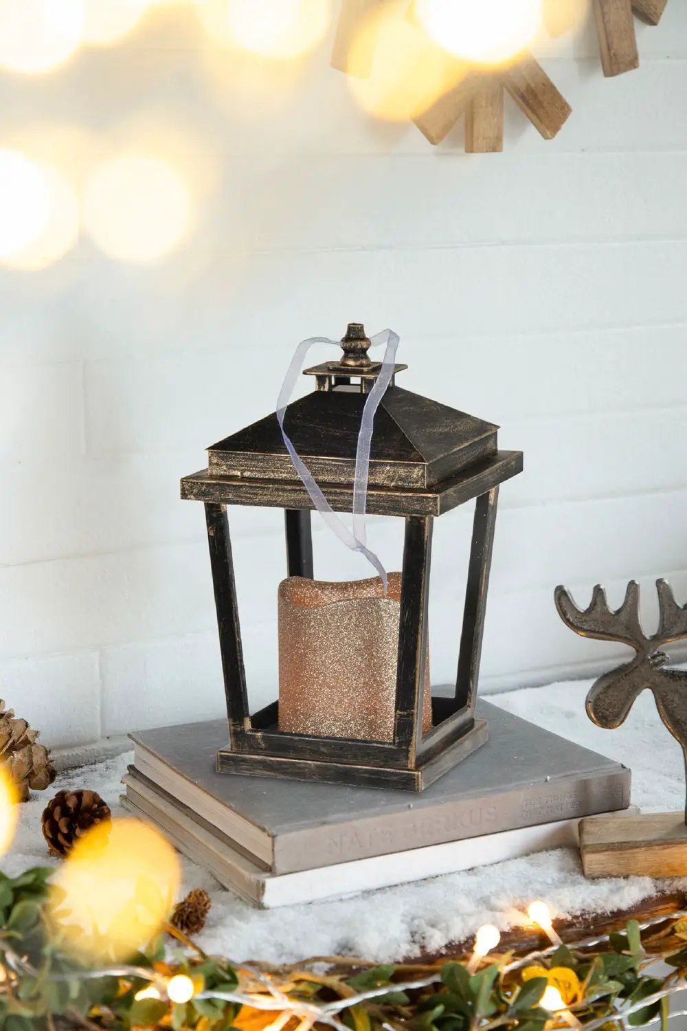 Menifee - Lantern With Led Candle (Set of 2) by Unique Piece Furniture