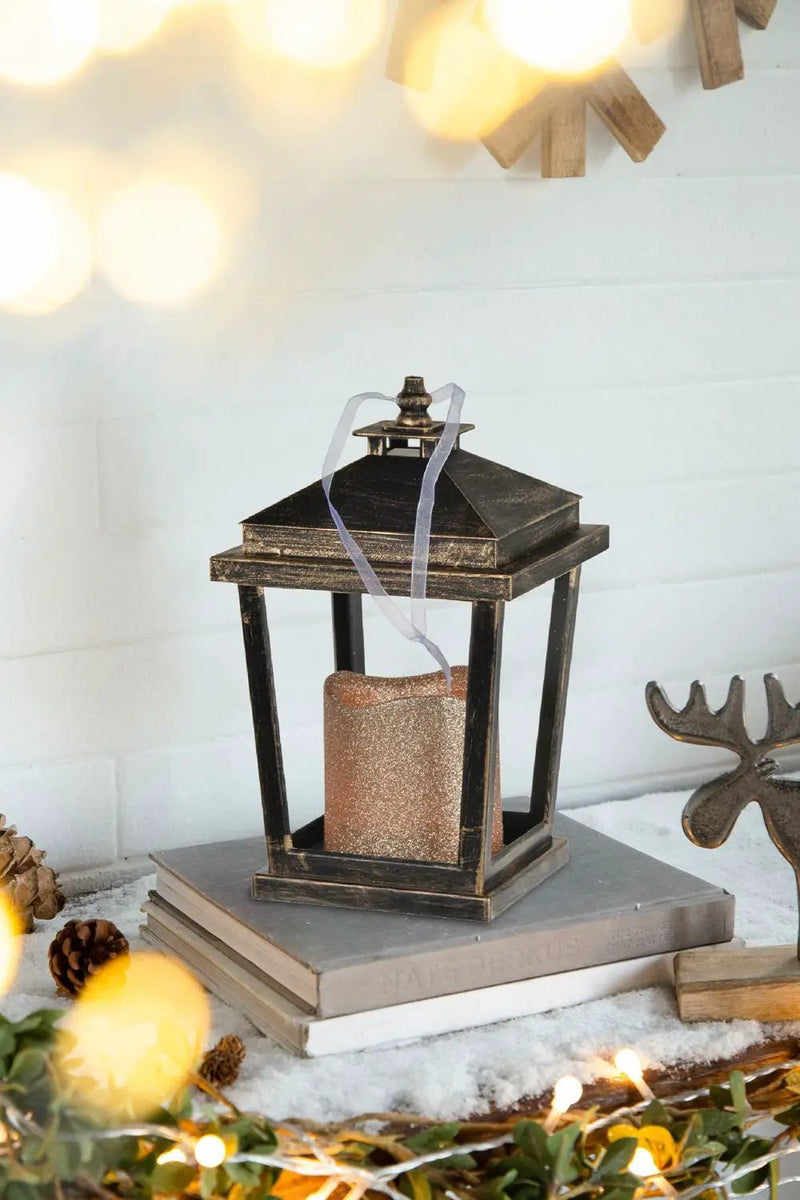 Menifee - Lantern With Led Candle (Set of 2) by HouseOfZazla