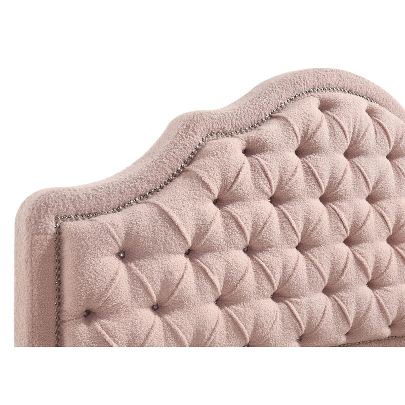 Robinette - Full Bed Upholstered Storage - Pink by HouseOfZazla