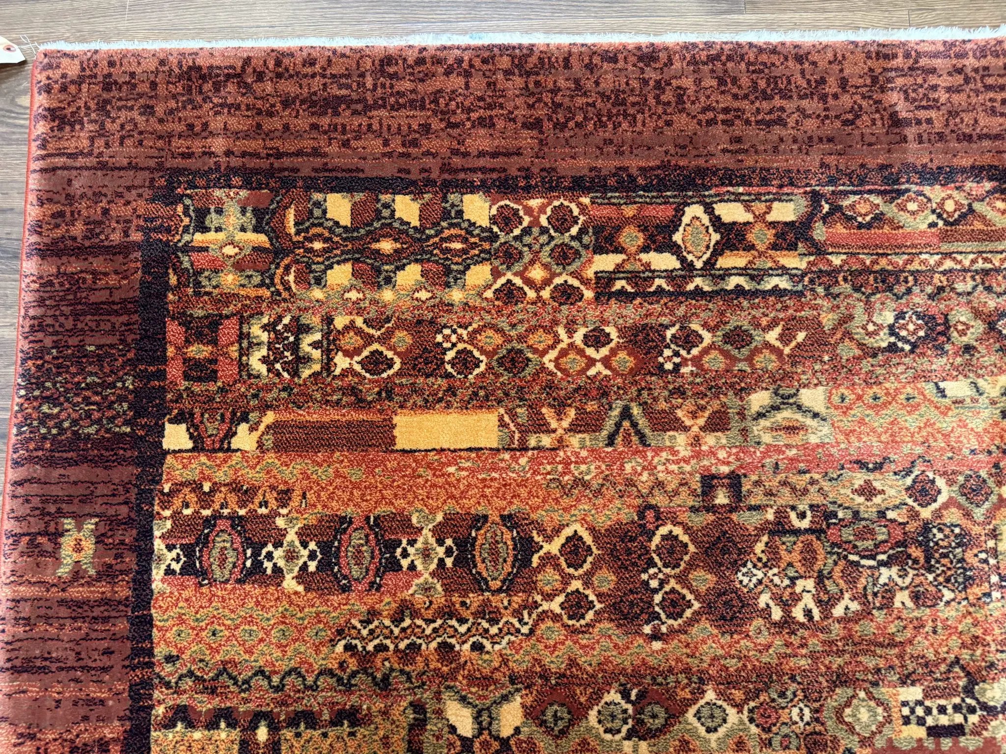 Couristan Rug 8x11 Brown Contemporary Wool Belgium Power Loomed Carpet by Jewel Rugs