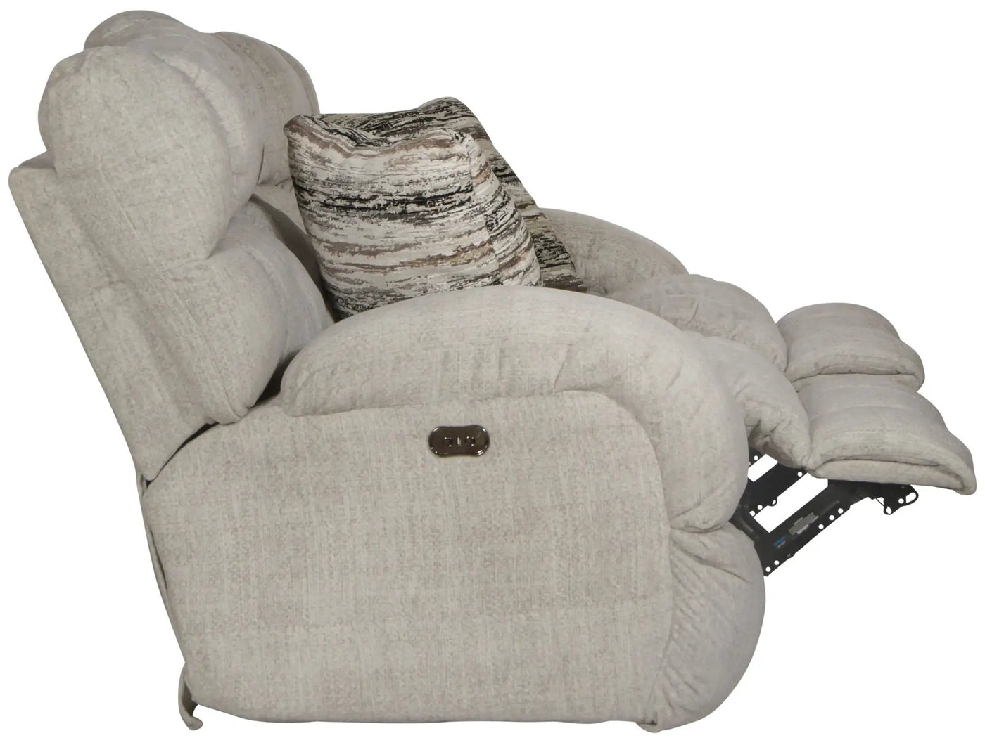 Ashland - Power Lay Flat Reclining Console Loveseat by Unique Piece Furniture