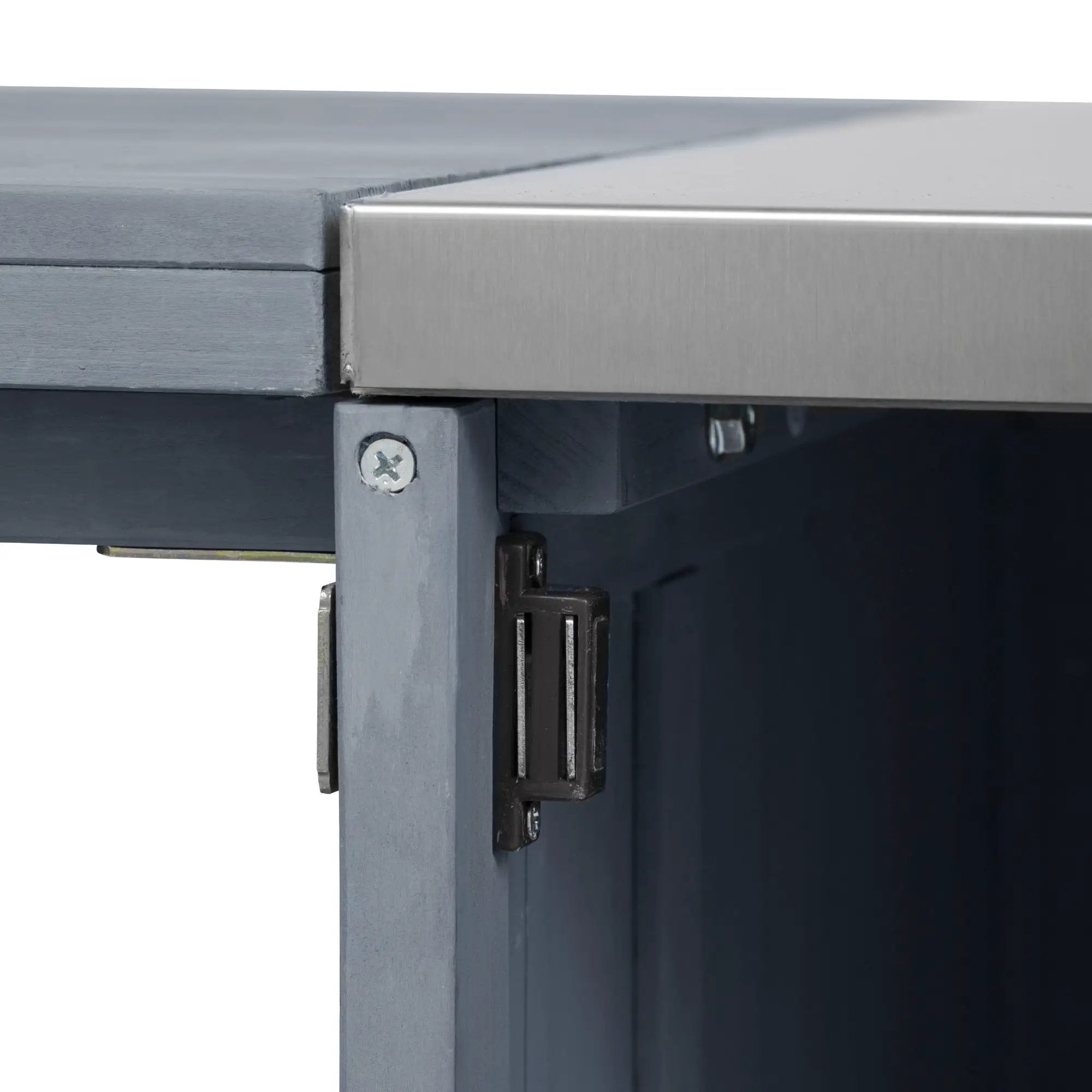 K&K 66.5" Outdoor Kitchen Island for Big Green Egg Grills by HouseOfZazla