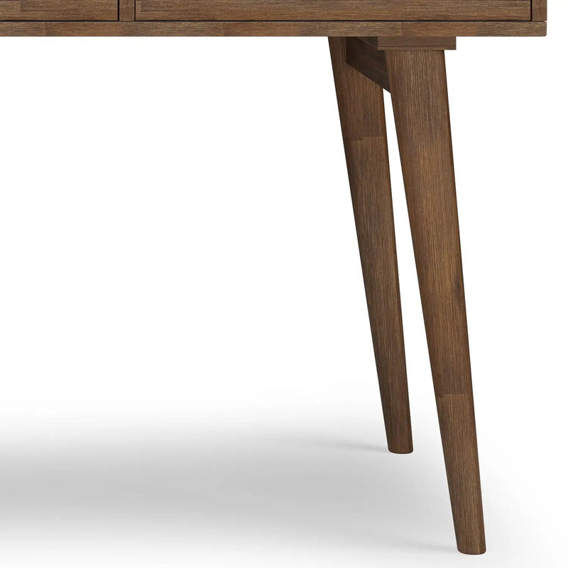 Clarkson - Desk - Rustic Natural Aged Brown by HouseOfZazla