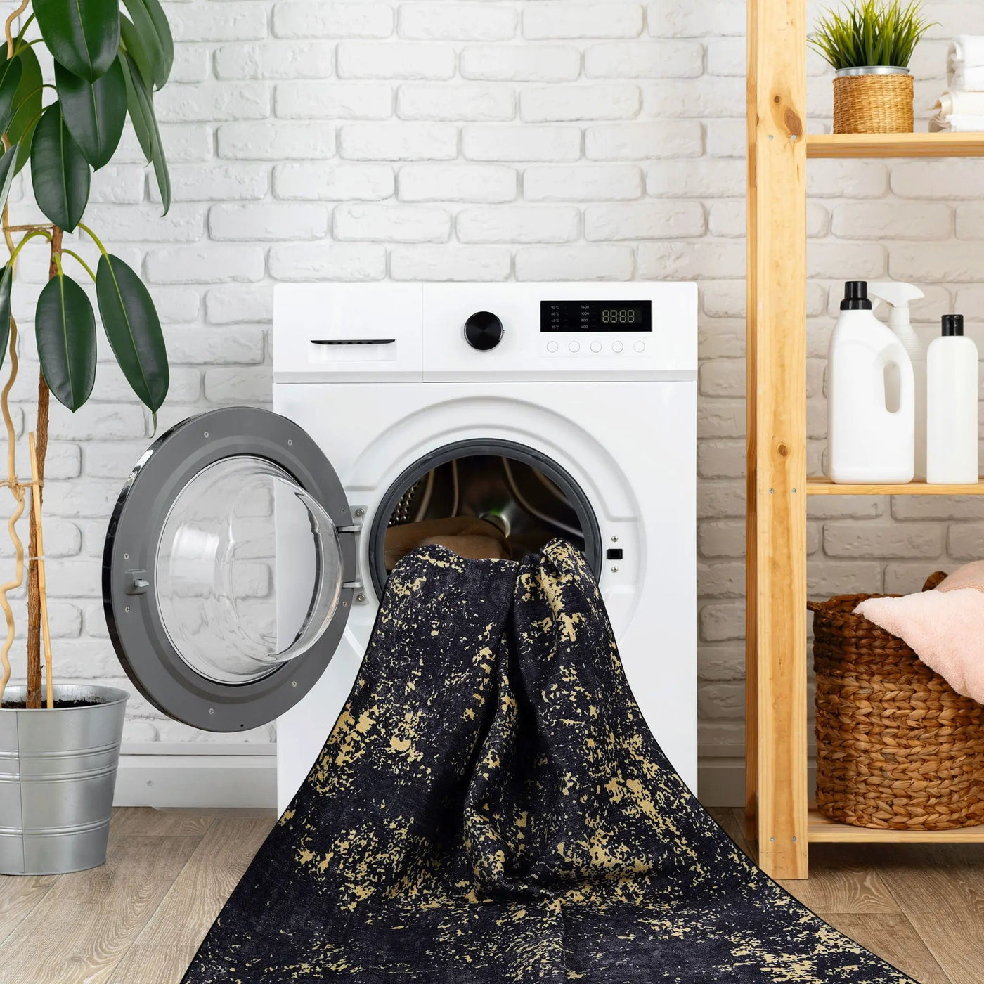Maval - Machine Washable Area Rug by HouseOfZazla