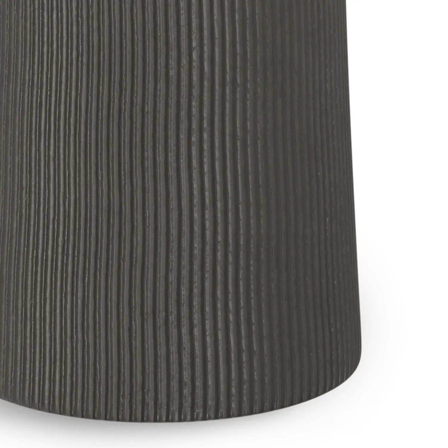 Hughes - Cast Aluminum Side Table - Black by HouseOfZazla