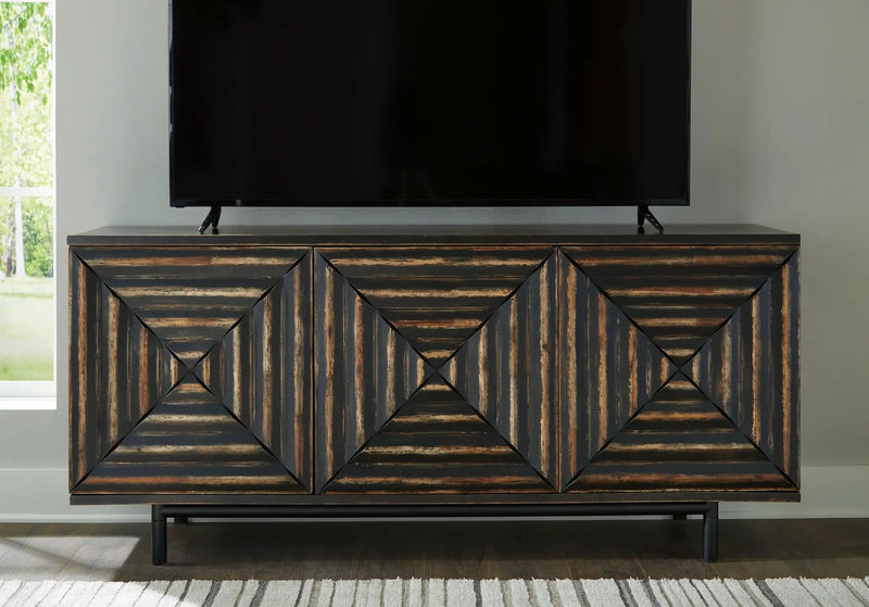 Fair Ridge - Accent Cabinet - Distressed Black by Unique Piece Furniture